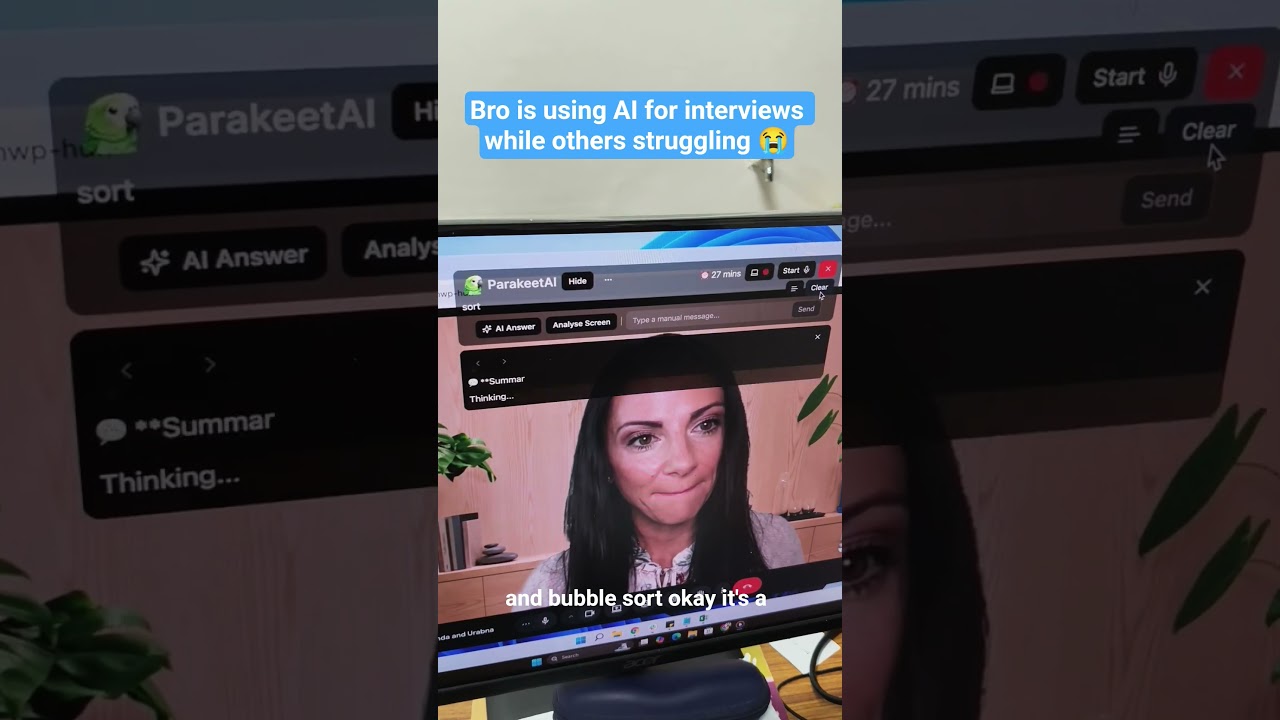 Job seekers life with AI is wild 🐱 #4u #career #interview #parakeetai #jobs