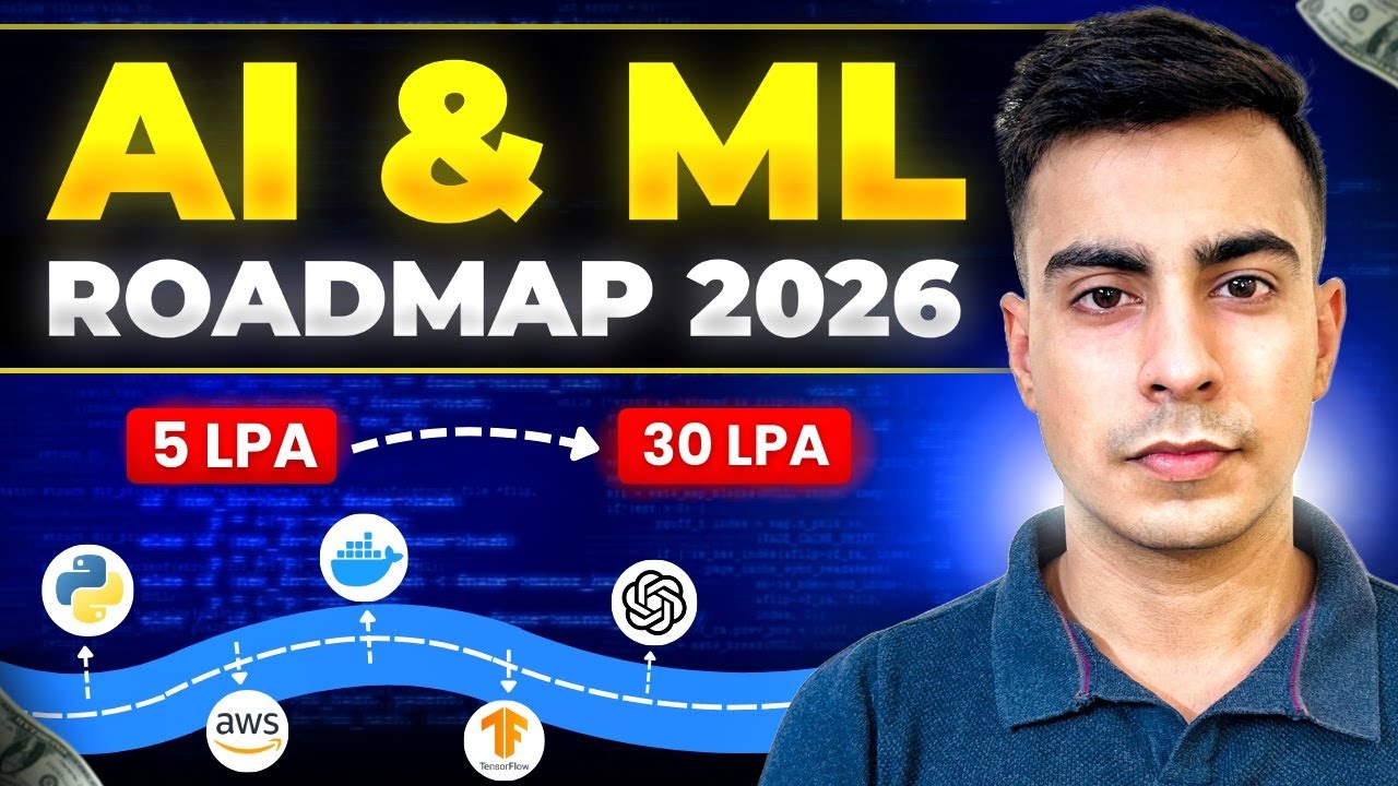 How to Learn AI & Machine Learning in 2026 | Full Roadmap