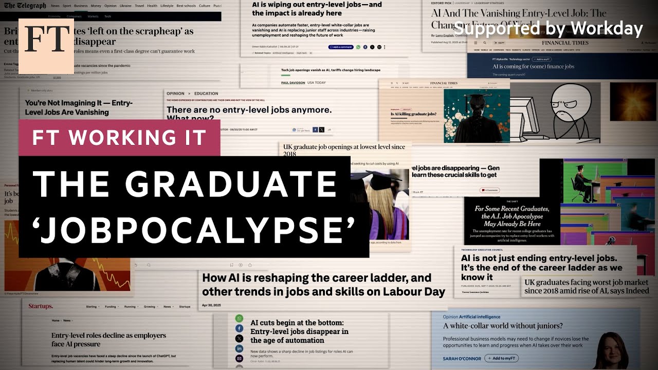 The graduate ‘jobpocalypse’:  Where have all the entry-level jobs gone? | FT Working It