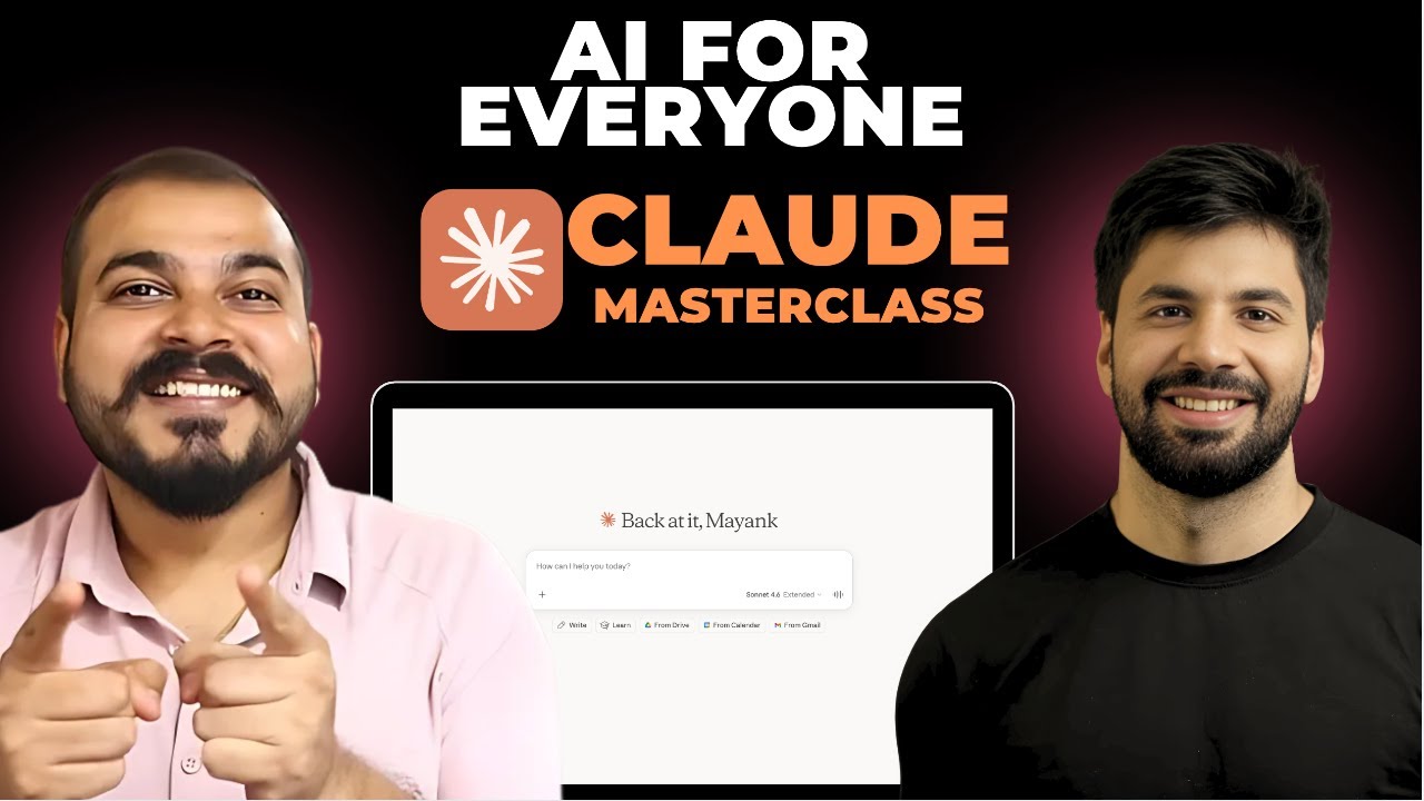 Learn Claude before it replace you | Master Claude From Scratch | AI for Everyone: Session 1