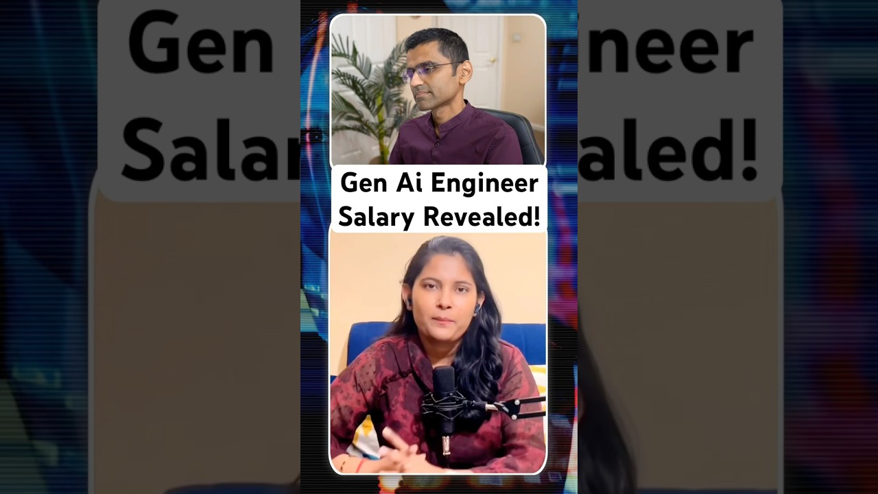Gen Ai Engineer Salary Revealed!! Gen Ai Engineer Roadmap #genai #aiengineering