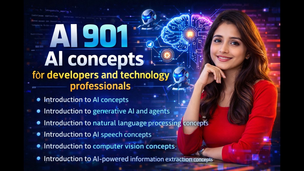 Learn AI Fundamentals in One Video (AI 901 Full Course)