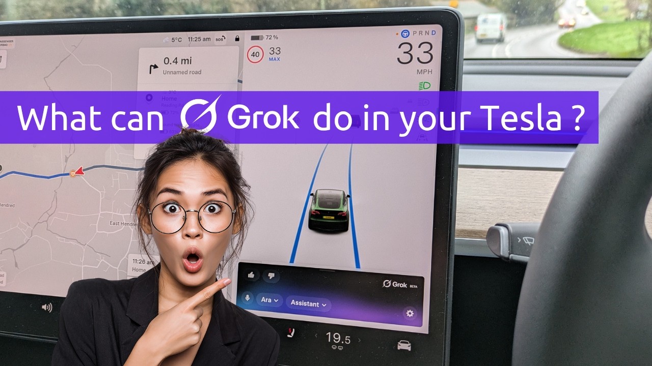 Examples of how you can use Grok in your Tesla (UK 🇬🇧)