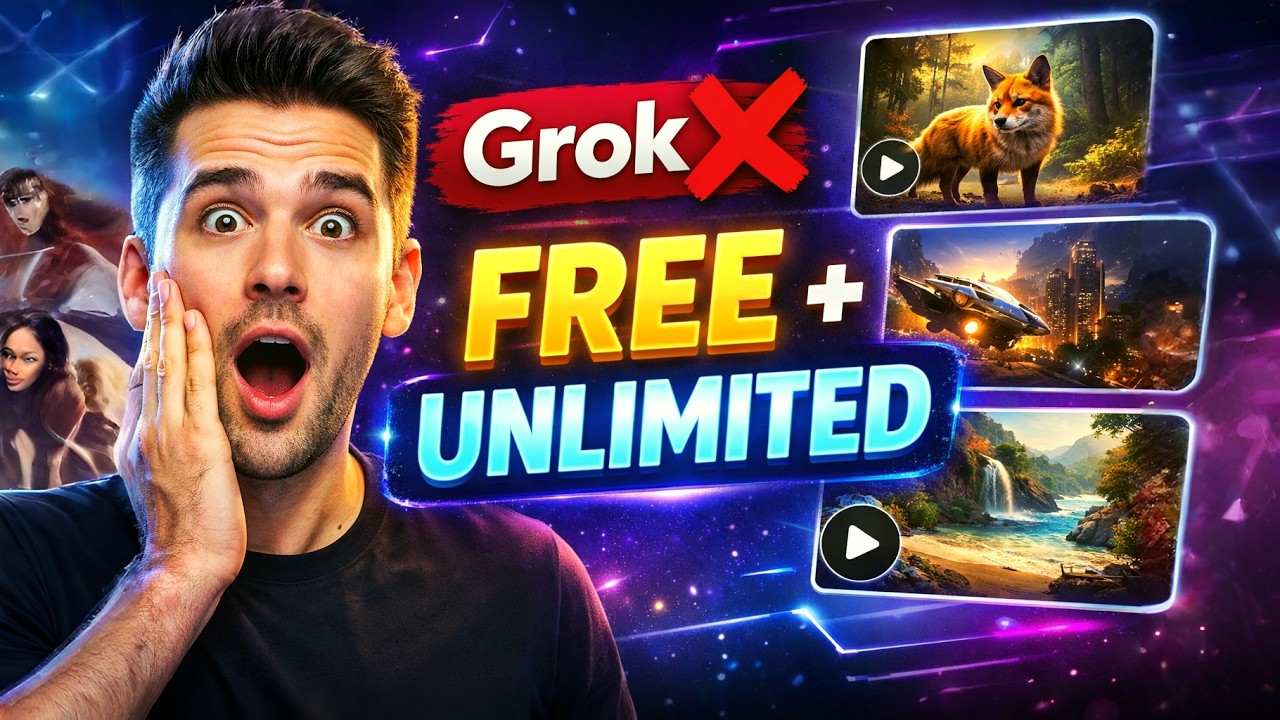 Grok Ai 100% Free Alternative | Generate Unlimited Videos Like Grok ai | No Limits, No Watermark