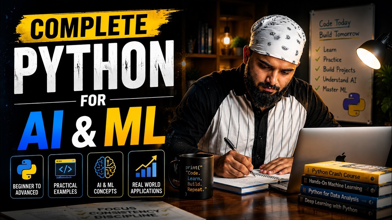 Complete Python for AI & ML (Beginner to Pro)