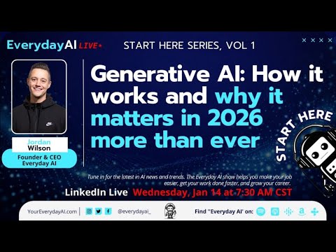 Generative AI:  How it works and why it matters in 2026 more than ever