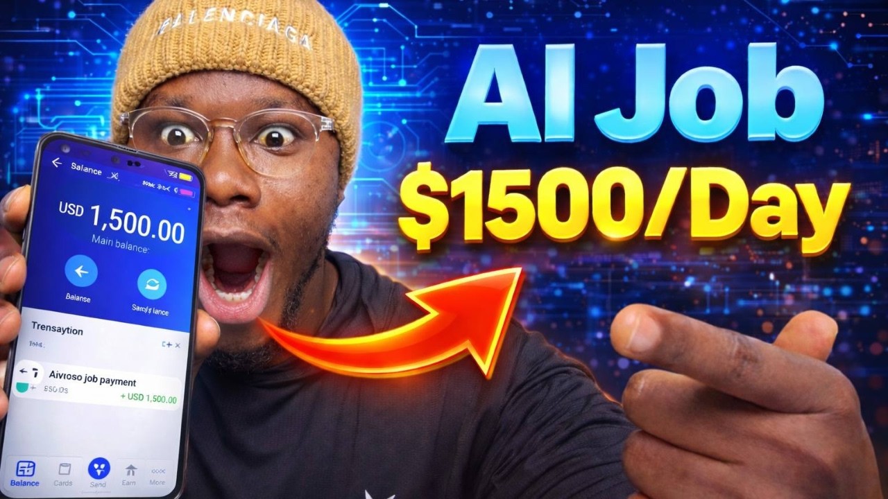 This Ai Job Paid Me $1500 in One Day (Proof) ~ Here is How