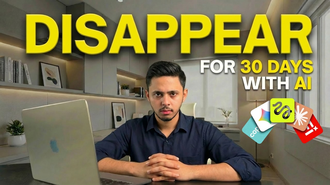 How to Change Your Life With AI (30-Day Plan)