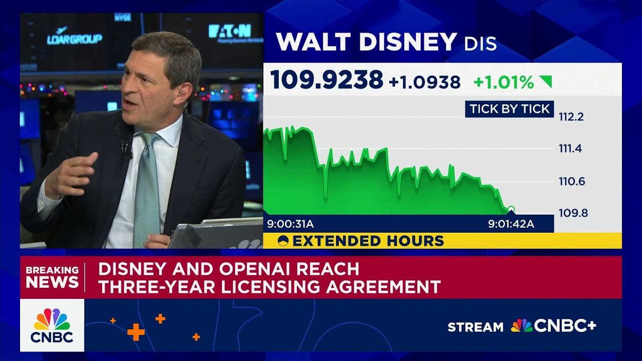Disney and OpenAI reach three-year licensing agreement