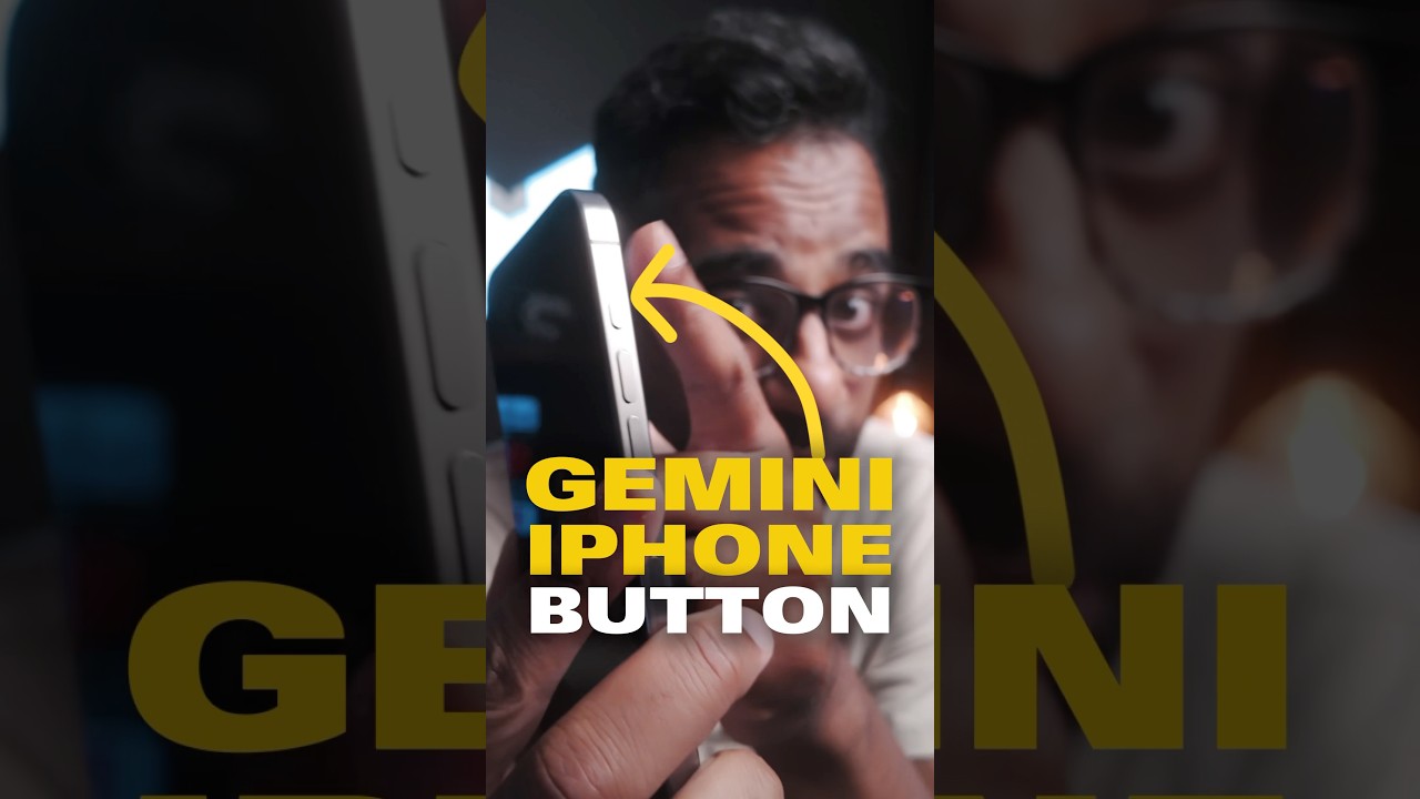 Create a Google Gemini button on iPhone???!🤯(Replace Siri)