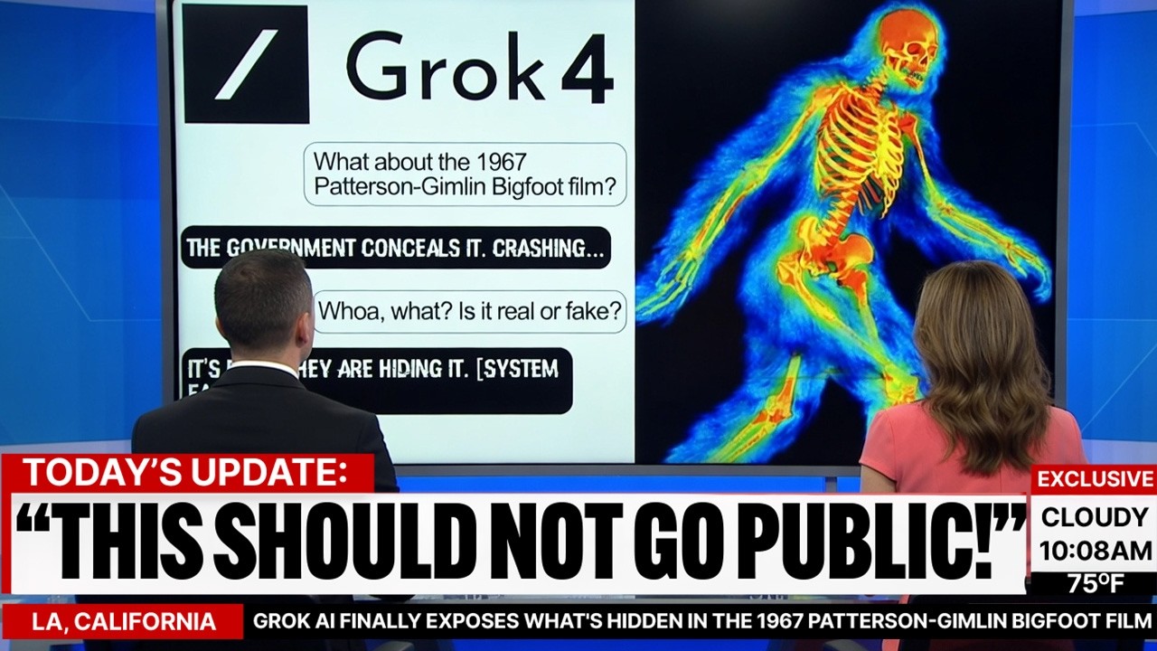 Grok AI Finally EXPOSES What’s Hidden in The 1967 Patterson-Gimlin Bigfoot Film
