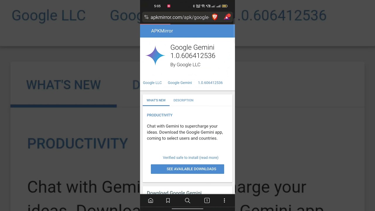 How to Download Google Gemini App