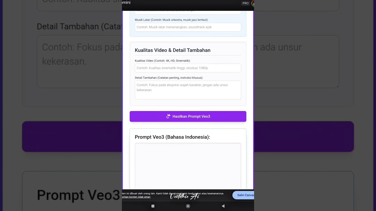 Veo 3 google gemini ai prompt generator – FREE l
