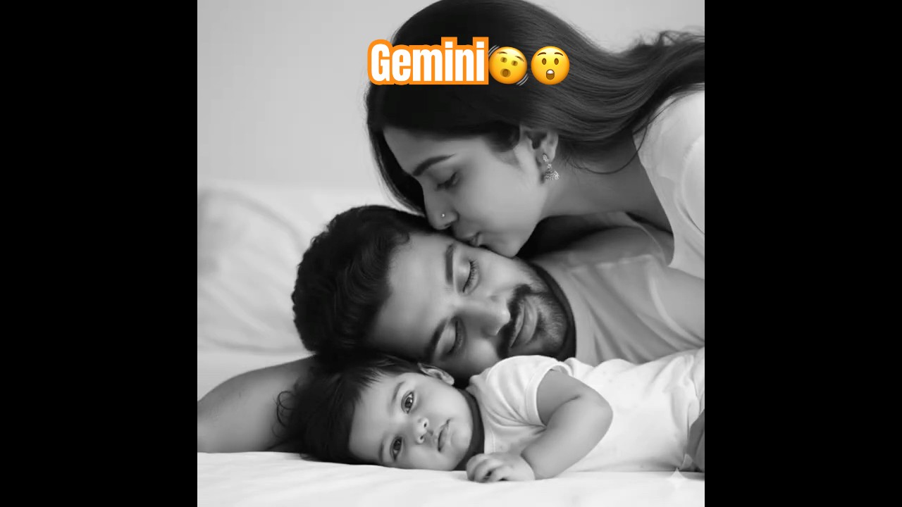 Trending family Gemini creation|family Gemini prompt Ai #shorts #ai #gemini #trending