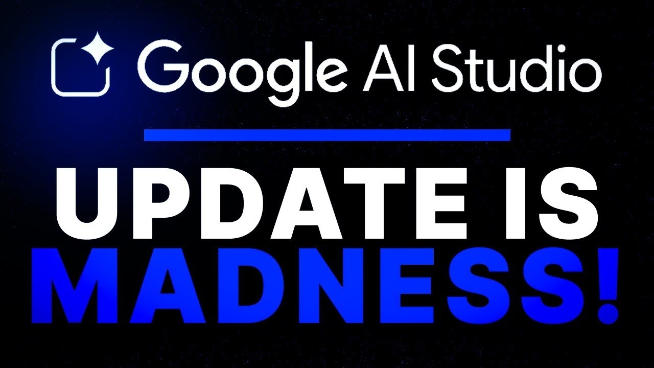Google AI Studio New Updates Are INSANE!