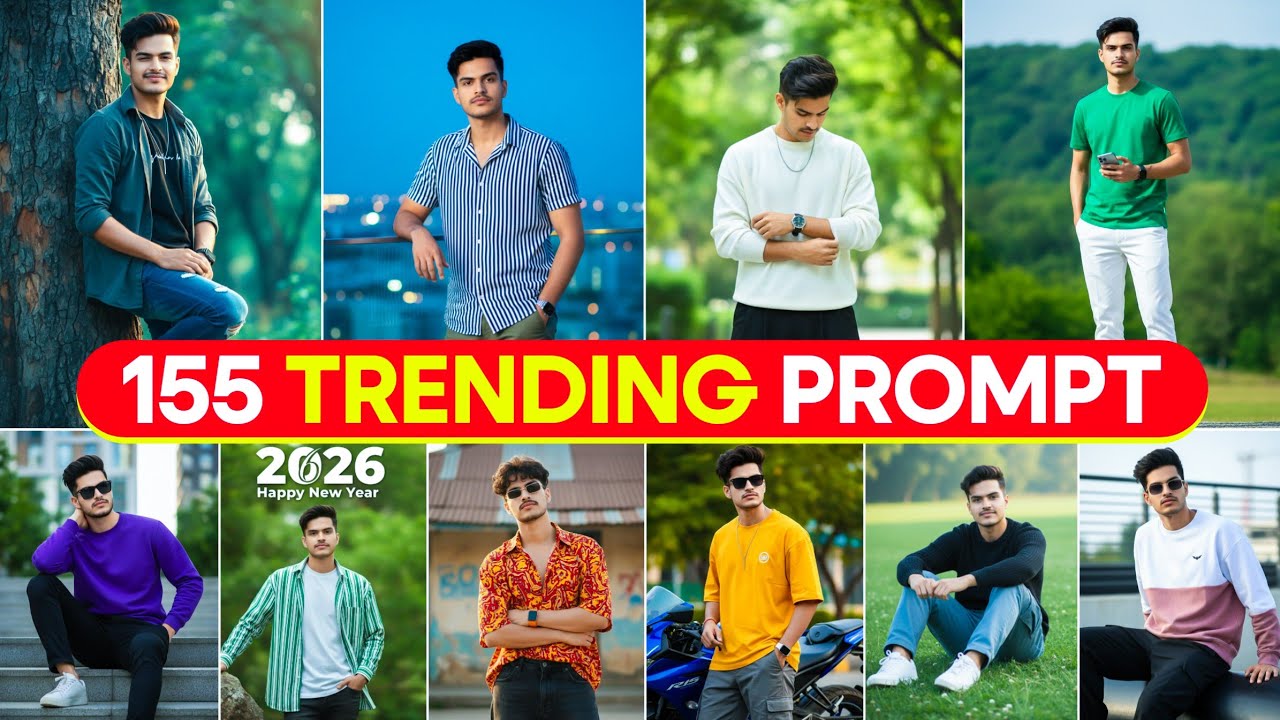 155 NEW INSTAGRAM TRENDING AI PHOTO EDITING PROMPTS | GOOGLE GEMINI VIRAL PHOTO EDITING PROMPTS