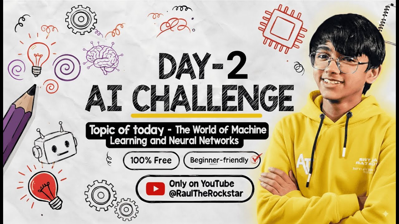 Day 2: The World of Machine learning and Neural networks | 30 Days to Creating Your Own AI