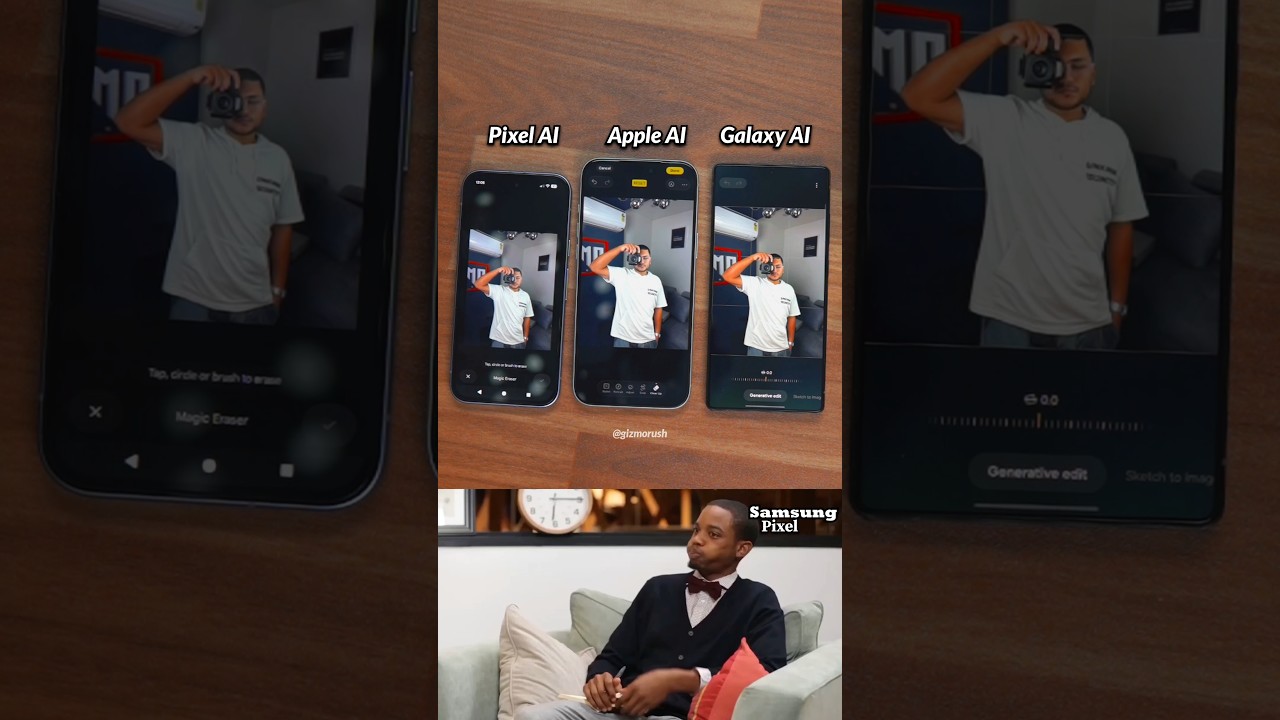 Apple AI Vs Samsung Galaxy AI Vs Google Pixel AI