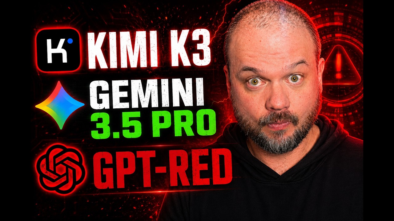 INSANE AI News: GPT-RED, Kimi K3, Gemini 3.5 Pro and Anthropic's “END GAME”