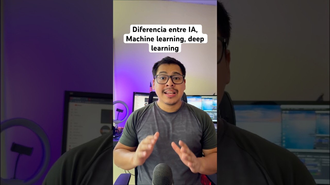 Diferencia en IA, machine learning y deep learning #IA #inteligenciaartificial #deeplearning
