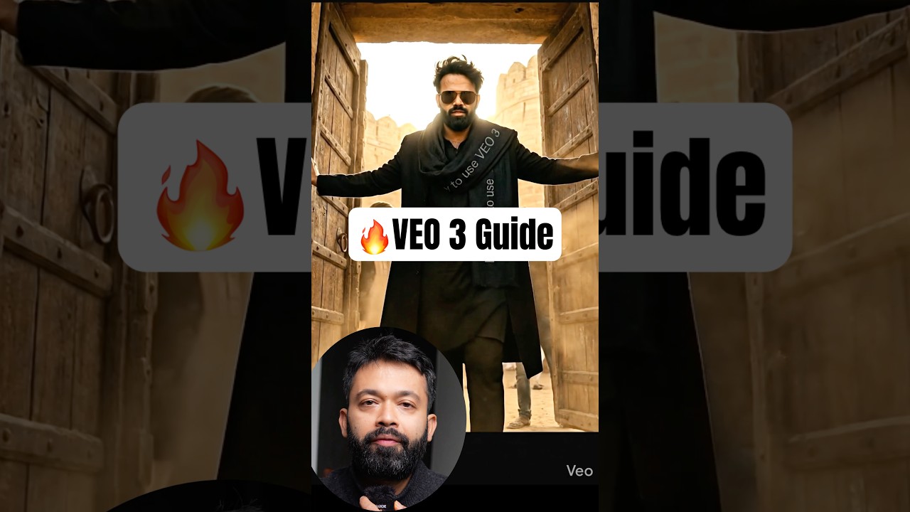 🔥VEO 3 se AI video kaise banaye (Image to Video generator) + prompting guide (how to use VEO 3)
