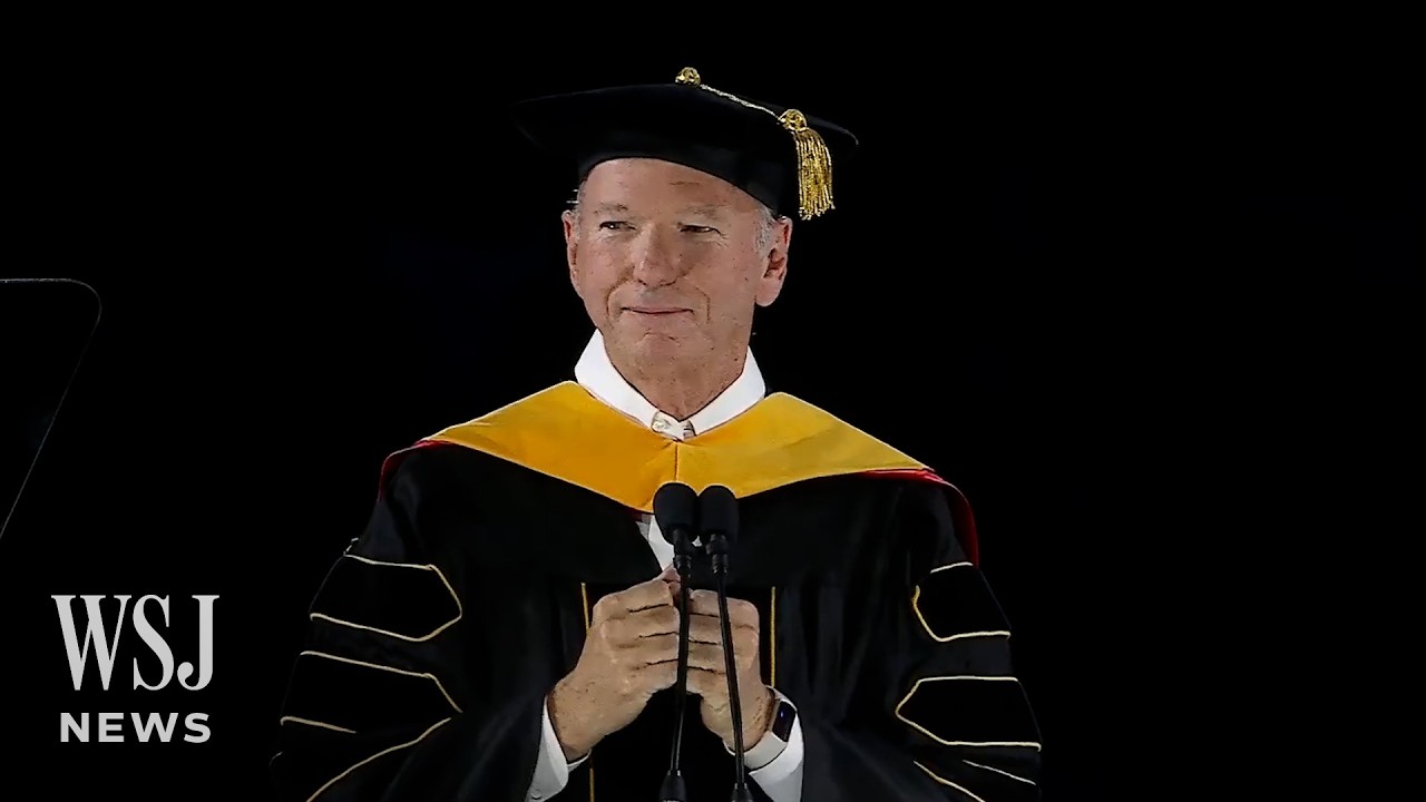 Ex-Google CEO Gets Booed While Discussing AI in Commencement Speech | WSJ News