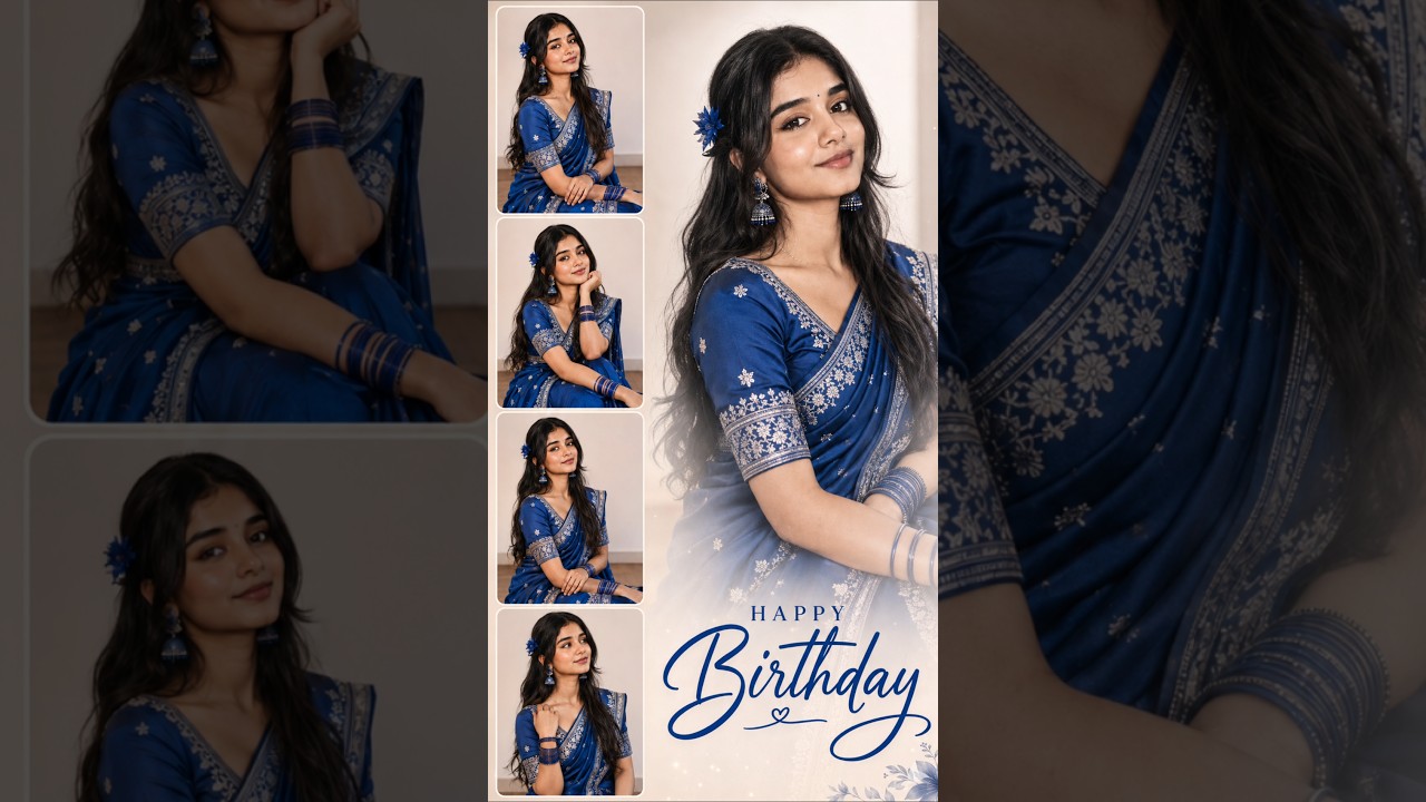 🎉 HAPPY BIRTHDAY Trending Photo Editing || Chatgpt Photo Editing #chatgpt #gemini #photoediting