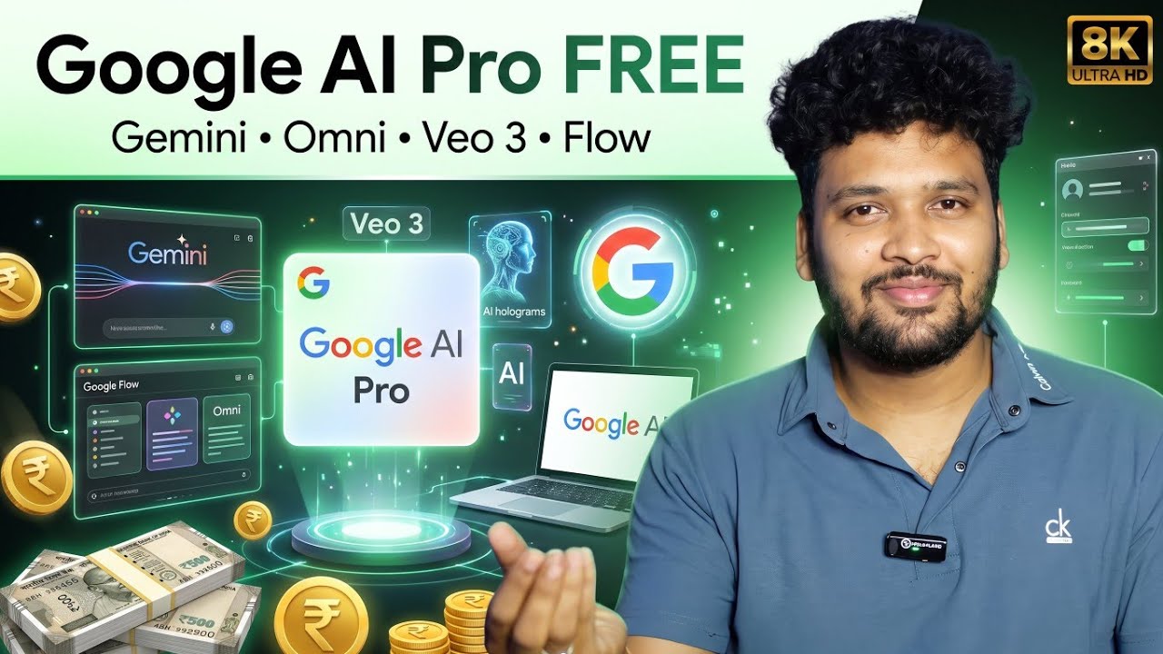How to Get Google AI Pro FREE | Gemini, Omni, Veo 3 & Flow AI 🔥