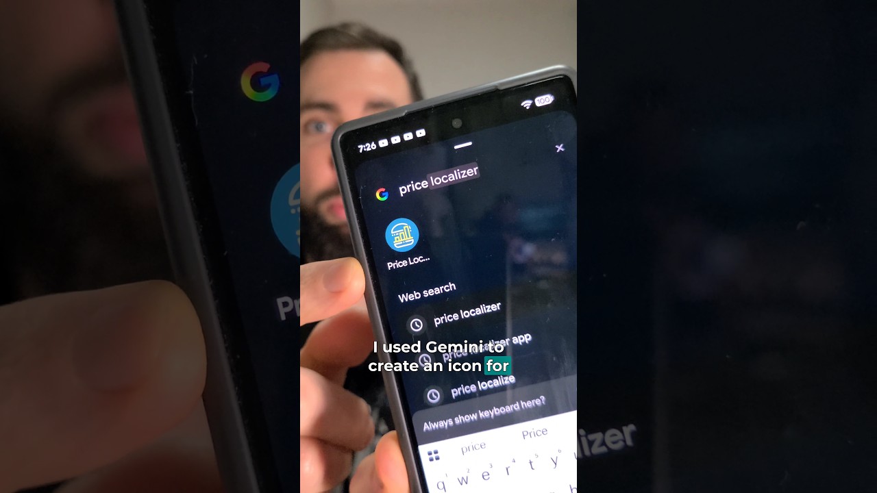 Gemini to create an icon for a new app – Price Localizer