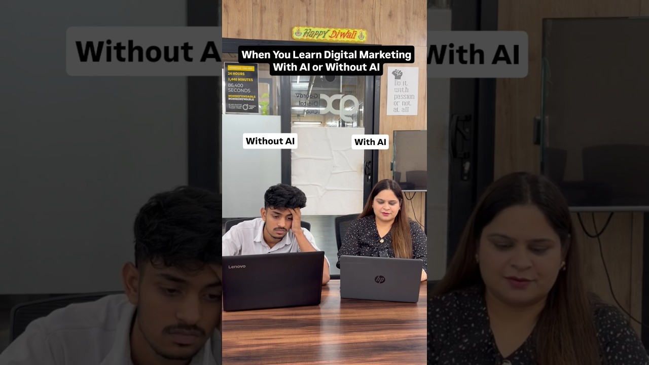 Learning digital marketing the old way:Bhai ye project kaise hoga?