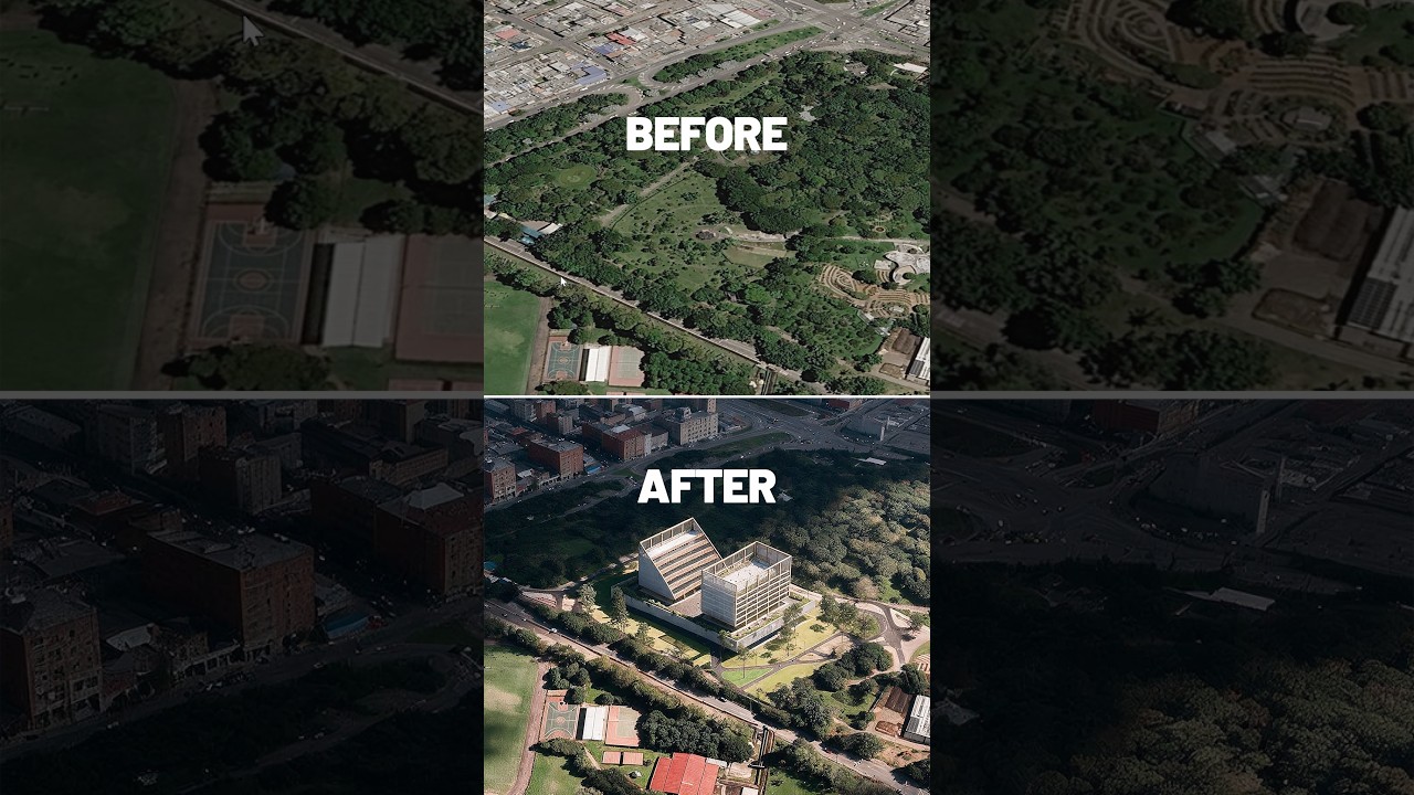 How To Turn Google Maps Into A Masterpiece #ai #architecture #tutorial