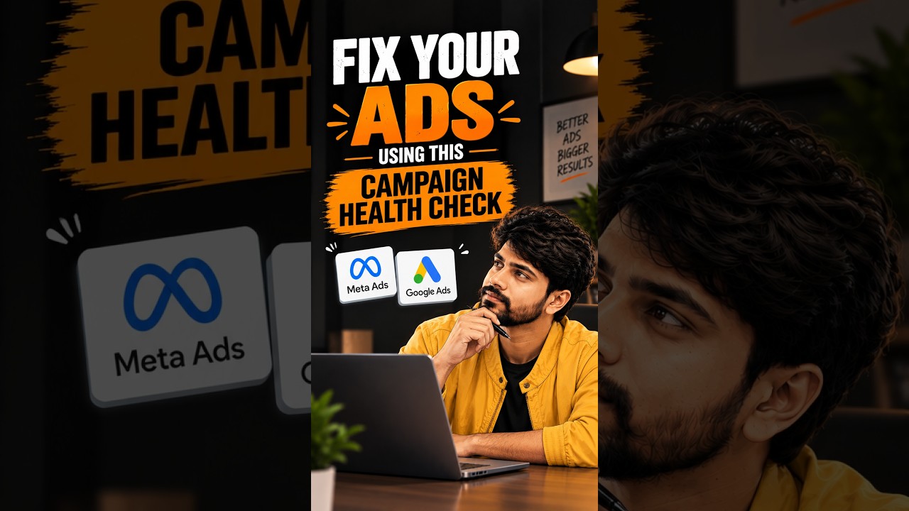 Fix Your Ads Using This Campaign Health Check | Meta Ads + Google Ads
